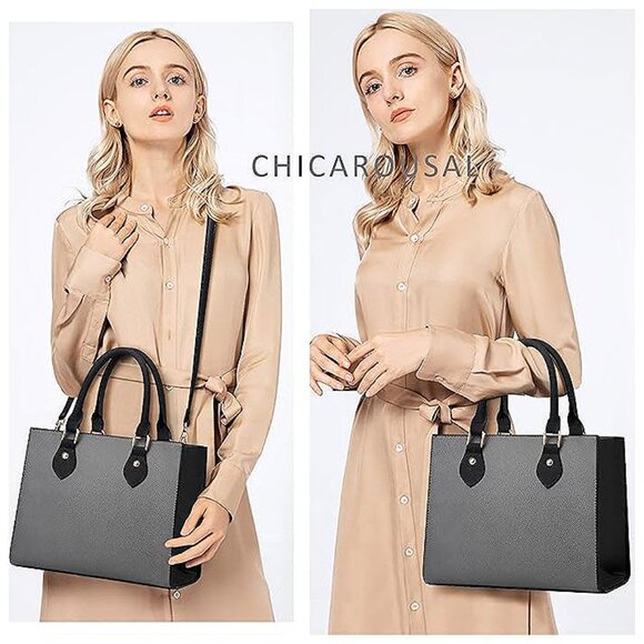 Crossbody Purses and Handbags for Women Liz Grey - Black - Picture 2 of 8